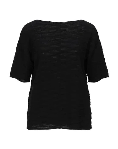 Rossopuro Sweaters In Black