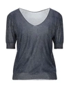 Roberto Collina Sweaters In Dark Blue