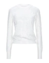 Alberta Ferretti Sweaters In White