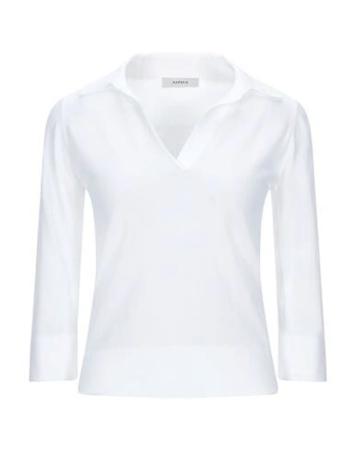 Alpha Studio Sweaters In White