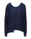 Alessia Santi Sweaters In Dark Blue