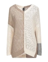 LORENA ANTONIAZZI LORENA ANTONIAZZI WOMAN SWEATER IVORY SIZE 6 COTTON, POLYURETHANE, POLYESTER,14104376LK 4