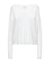 Alessia Santi Sweaters In White