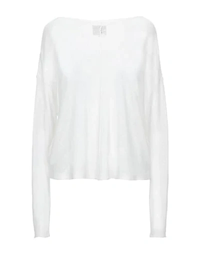 Alessia Santi Sweaters In White