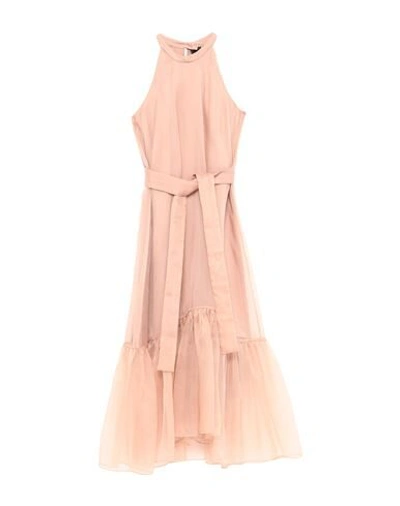 Pinko Midi Dresses In Blush