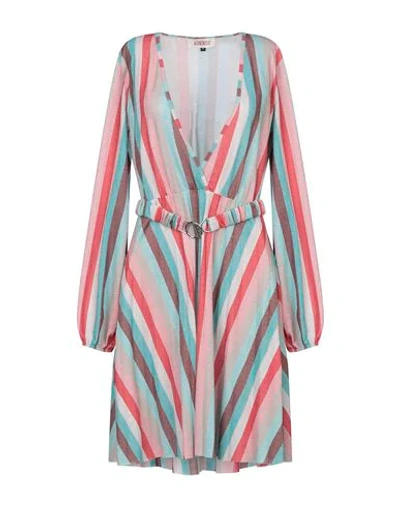 Kontatto Short Dresses In Turquoise