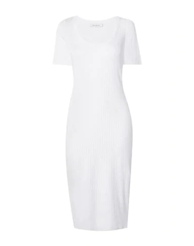 Ninety Percent Midi Dresses In White