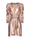Elisabetta Franchi Short Dresses In Orange