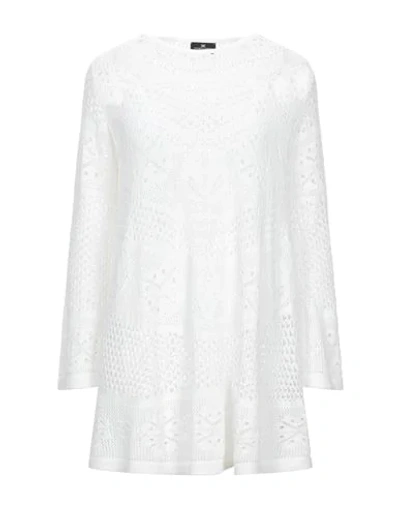 Elisabetta Franchi Short Dresses In White