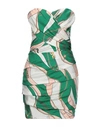 Elisabetta Franchi Short Dresses In Green