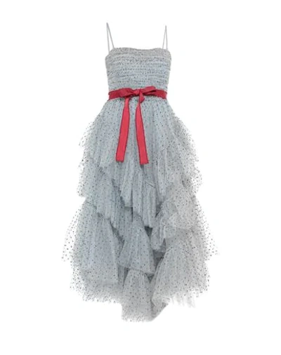 Red Valentino Long Dresses In Sky Blue