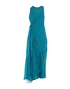 Alberta Ferretti Long Dresses In Turquoise