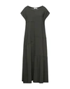 Alpha Studio 3/4 Length Dresses In Dark Green