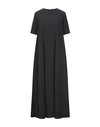 Alpha Studio Midi Dresses In Black