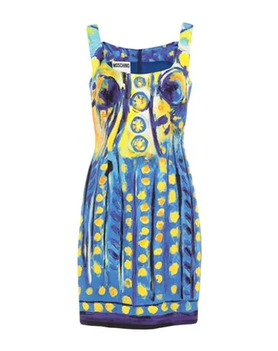 Moschino Short Dresses In Blue