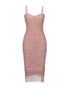 Dolce & Gabbana Midi Dresses In Pink
