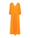 Jucca Long Dresses In Orange