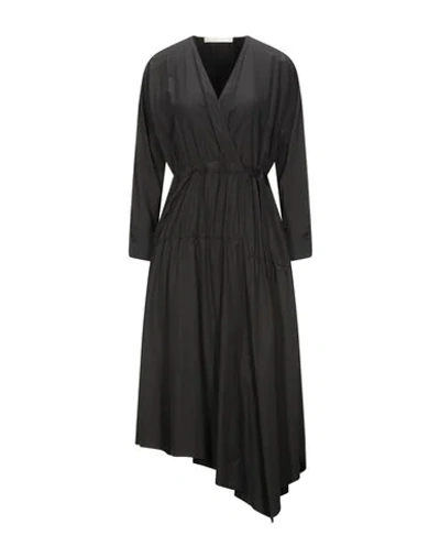Tela Midi Dresses In Black