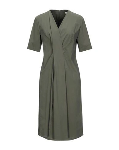 Anna Seravalli Knee-length Dresses In Green