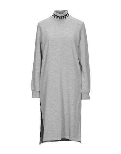Umbro Midi Dresses In Light Grey