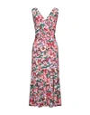 Dolce & Gabbana Woman Midi Dress Fuchsia Size 0 Silk, Elastane In Pink