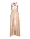 Pinko Long Dresses In Pale Pink