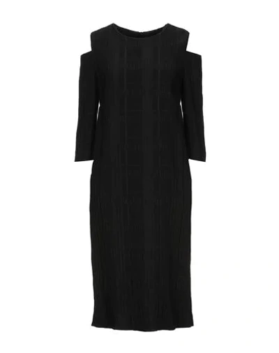 Tela Knee-length Dresses In Black