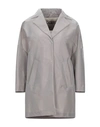 Herno Overcoats In Dove Grey