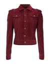 Dsquared2 Jackets In Maroon
