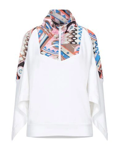 Emilio Pucci Sweatshirts In White