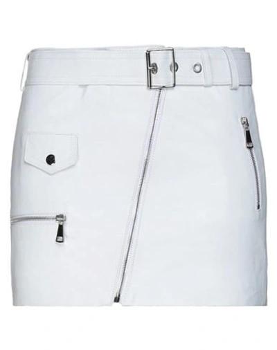 Manokhi Mini Skirts In White