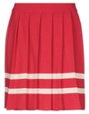 PINKO UNIQUENESS PINKO UNIQUENESS WOMAN MINI SKIRT RED SIZE M VISCOSE, POLYESTER,35445528IW 3