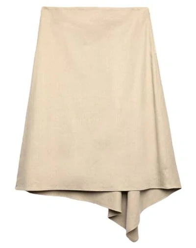 Joseph Midi Skirts In Beige