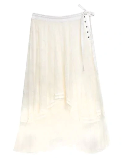 Chloé Midi Skirts In White