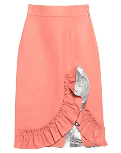 Miu Miu Midi Skirts In Pink