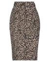 Dixie Midi Skirts In Beige