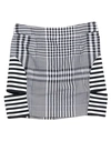 Burberry Mini Skirts In Grey
