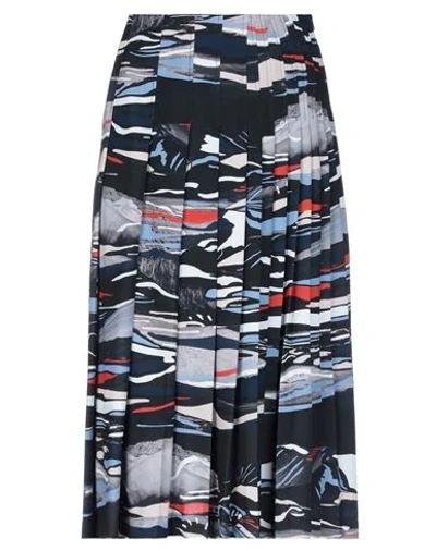 Cedric Charlier Woman Midi Skirt Black Size 6 Polyester In Black