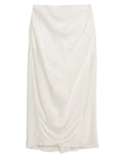 Pinko Midi Skirts In White