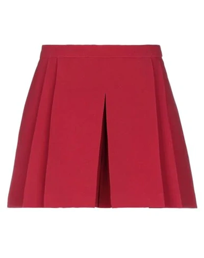 Red Valentino Mini Skirts In Red