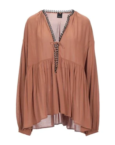 Pinko Blouses In Brown