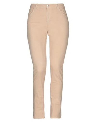 Scee By Twin-set Jeans In Beige