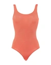Wolford Bodysuits In Salmon Pink