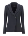 Emporio Armani Suit Jackets In Dark Blue