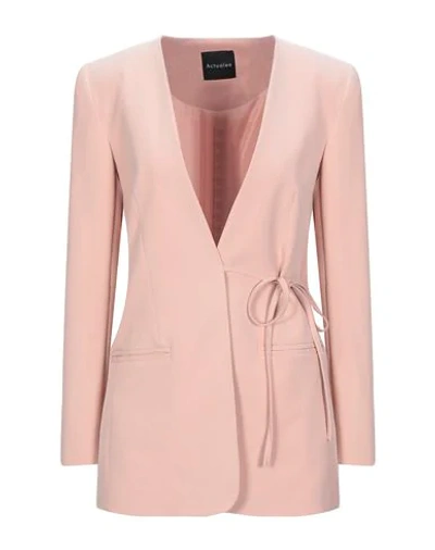 Actualee Suit Jackets In Pale Pink