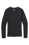 Smartwool Merino 250 Base Layer Crew Top In Charcoal Heather