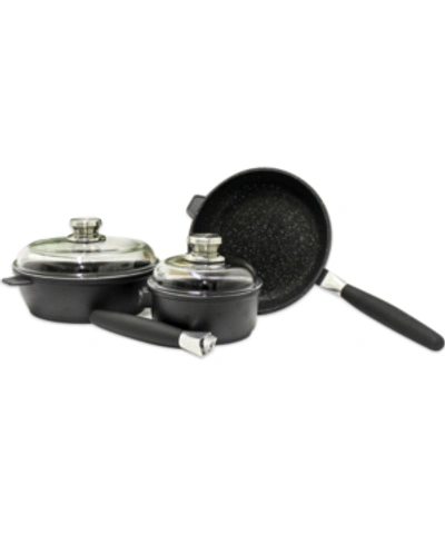 Berghoff Eurocast 10.25" Covered Square Saute Pan In Black