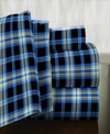 Pointehaven Ashby Plaid Superior Weight Cotton Flannel Sheet Set, Queen In Ashby Plai