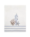 AVANTI ABSTRACT COASTAL SEASHELLS & CORAL BATH TOWEL, 27" X 50"