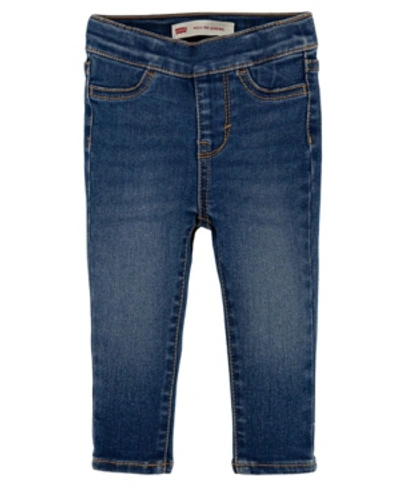 Levi's Baby Girls Pull On Denim Jeggings In Sweetwater